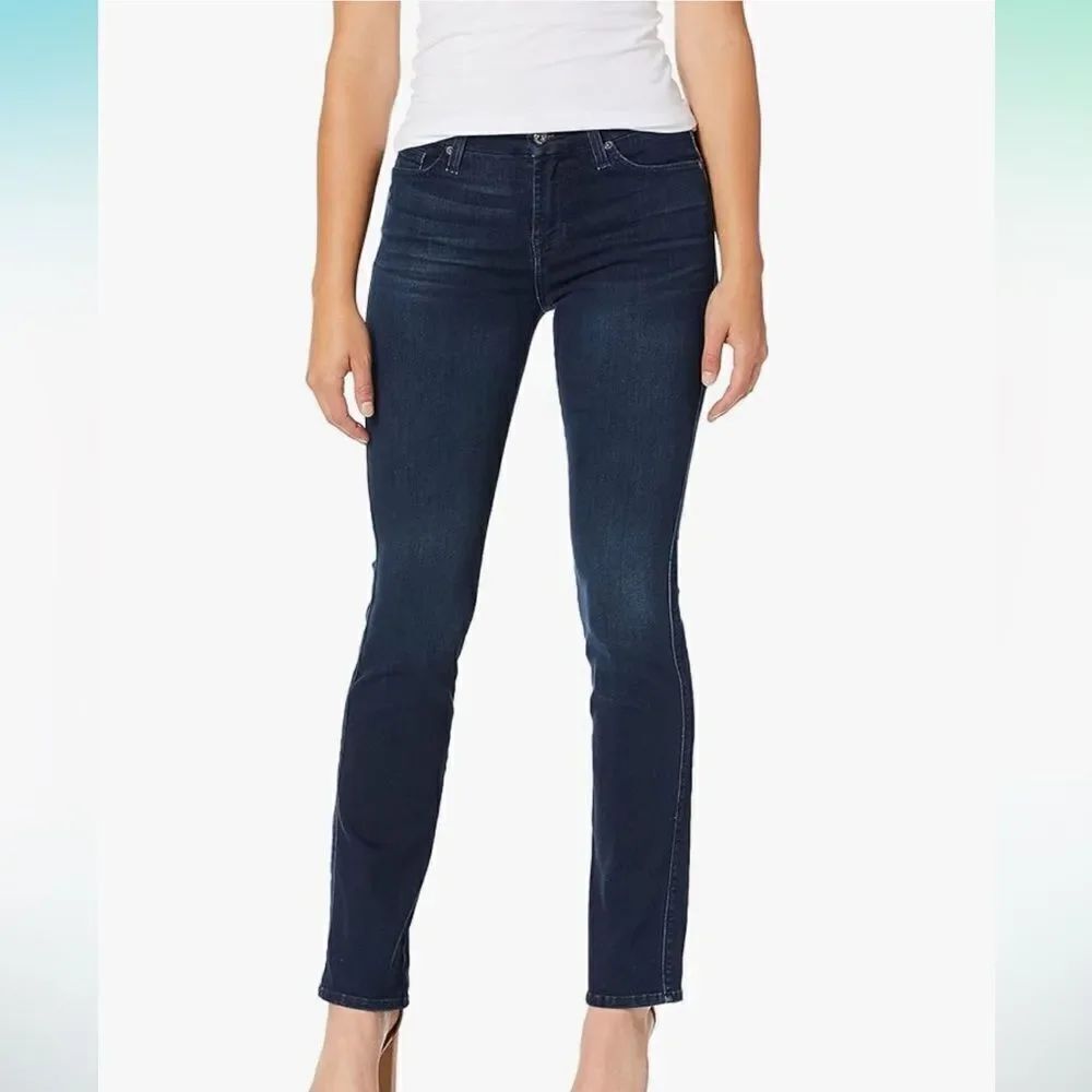 7 for all mankind, the slim cigarette size 29 dark wash